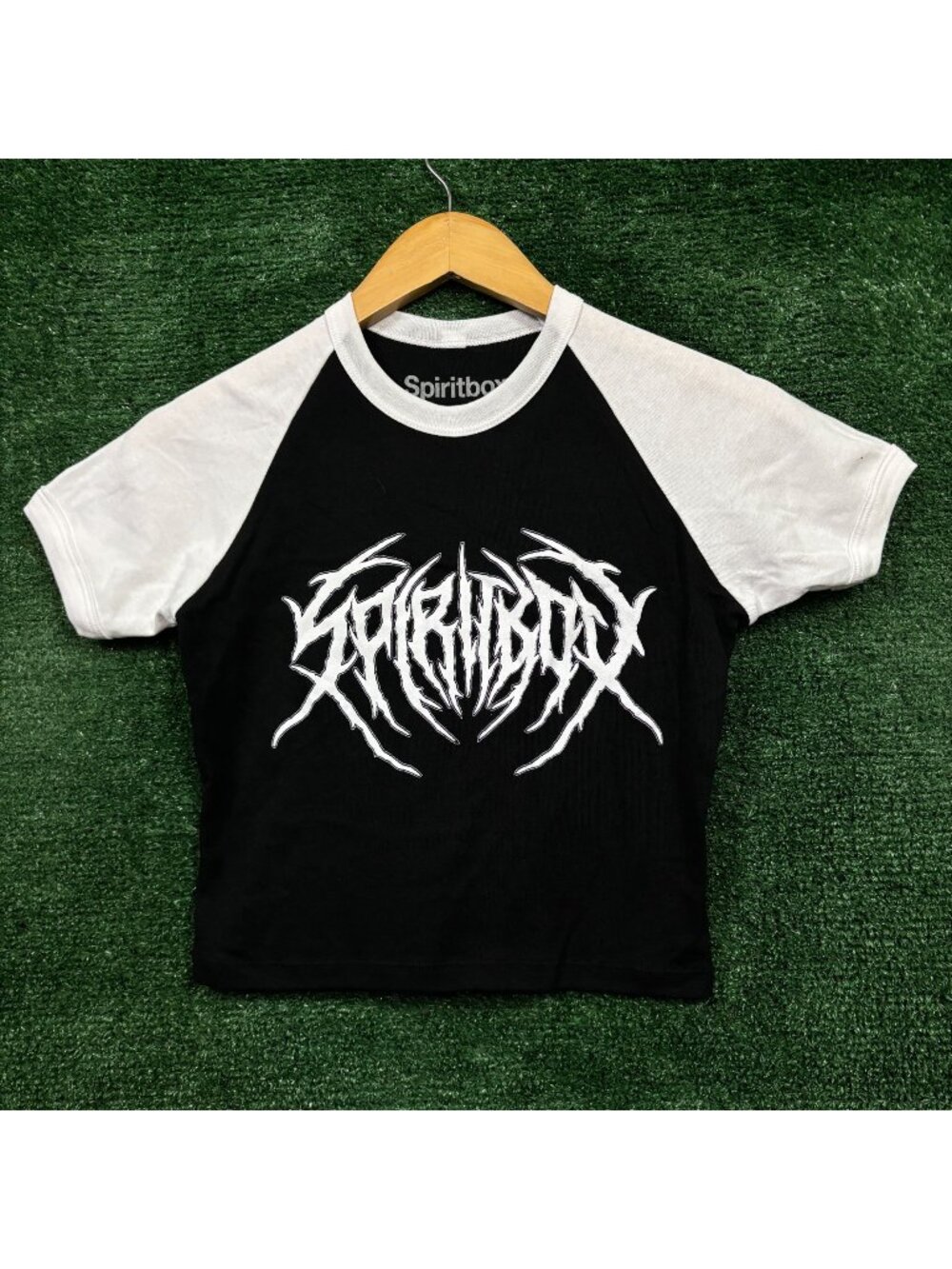 Spiritbox Logo Tour Heavy Metal Band Crop Top Size Medium